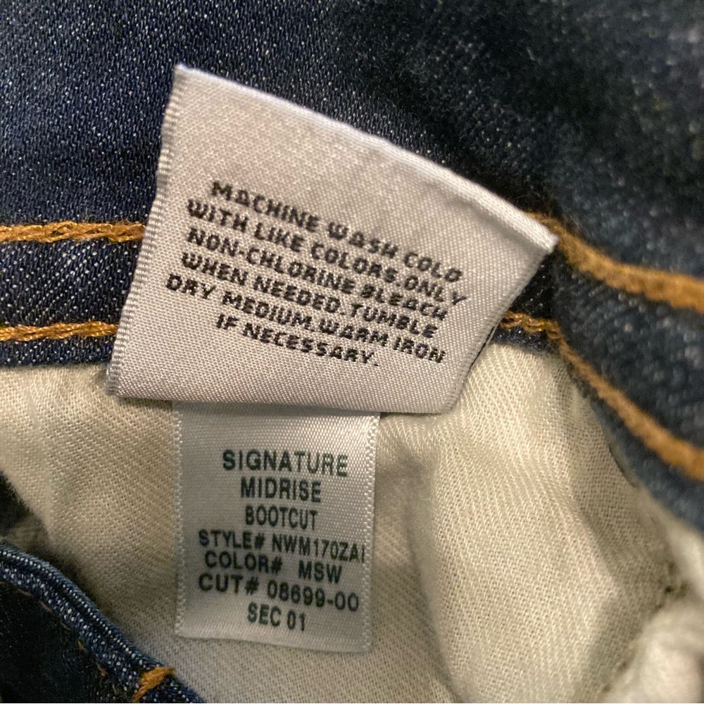 Hudson Midrise Signature Bootcut Size 27 Women's Jeans - Tall Inseam 34” - Picture 8 of 11